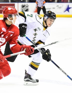 Matthew Tkachuk of the London Knights. Photo by Aaron Bell/OHL Images