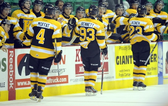 of the Kingston Frontenacs. Photo by Aaron Bell/OHL Images