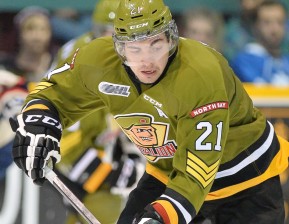Nick Paul of the North Bay Battalion. Photo by Terry Wilson/OHL Images.