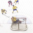 Sweden's Filip Gustavsson was the U17's top goaltender (Photo: Brendan Ross)