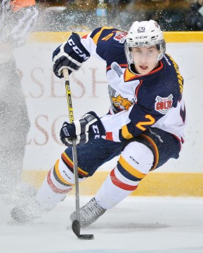 Andrew Mangiapane of the Barrie Colts. Photo by Terry Wilson/OHL Images.