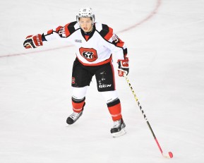 Dante Salituro of the Ottawa 67's. Photo by Aaron Bell/OHL Images