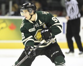 Mitchell Marner of the London Knights. Photo by Aaron Bell/OHL Images