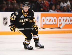 Sarnia selected Czech star Pavel Zacha 1st overall at the 2014 CHL Import Draft. (OHL Images)