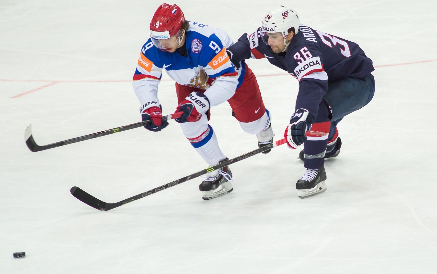 HOCKEY: MAY 16 IIHF Ice Hockey World Championships - USA v Russia