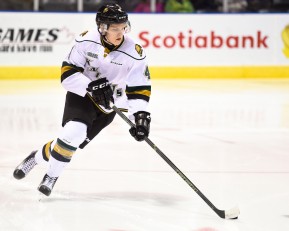 Olli Juolevi of the London Knights. Photo by Aaron Bell/OHL Images