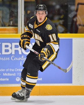 Anthony Salinitri of the Sarnia Sting. Photo by Terry Wilson / OHL Images.