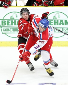 Game #1 - Czech Republic vs Canada West at the 2015 World Junior A Challenge