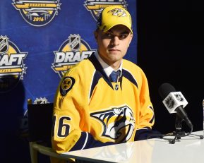 Frederic Allard of the Chicoutimi Saguenees was selected by the Nashville Predators at the 2016 NHL Draft in Buffalo, NY on Saturday June 25, 2016. Photo by Aaron Bell/CHL Images