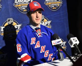 Gabriel Fontain of the Rouyn-Noranda Huskies was selected by the New York Rangers at the 2016 NHL Draft in Buffalo, NY on Saturday June 25, 2016. Photo by Aaron Bell/CHL Images