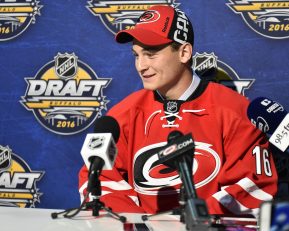 Julien Gauthier of the Val-d'Or Foreurs was selected by the Carolina Hurricanes in the first round of the 2016 NHL Entry Draft in Buffalo, NY on Friday June 24, 2016. Photo by Aaron Bell/CHL Images