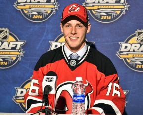 Brandon Gignac of the Shawinigan Cataractes was selected by the New Jersey Devils at the 2016 NHL Draft in Buffalo, NY on Saturday June 25, 2016. Photo by Aaron Bell/CHL Images