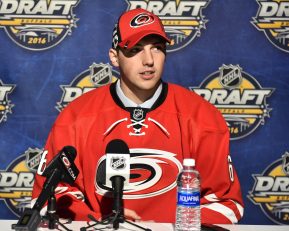 Jeremy Helvig at the 2016 NHL Draft in Buffalo, NY on Saturday June 25, 2016. Photo by Aaron Bell/CHL Images
