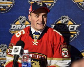 Adam Mascarin at the 2016 NHL Draft in Buffalo, NY on Saturday June 25, 2016. Photo by Aaron Bell/CHL Images