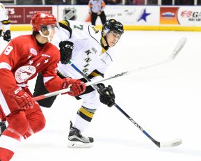 Matthew Tkachuk of the London Knights. Photo by Aaron Bell/OHL Images