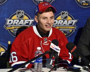 Victor Mete at the 2016 NHL Draft in Buffalo, NY on Saturday June 25, 2016. Photo by Aaron Bell/CHL Images