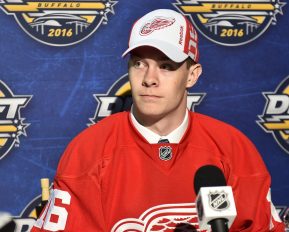 Jordan Sambrook at the 2016 NHL Draft in Buffalo, NY on Saturday June 25, 2016. Photo by Aaron Bell/CHL Images