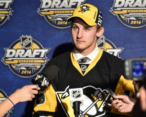 Connor Hall at the 2016 NHL Draft in Buffalo, NY on Saturday June 25, 2016. Photo by Aaron Bell/CHL Images