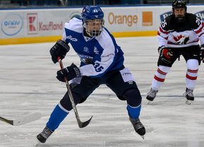 Lenni Killinen at the 2017 Ivan Hlinka tournament. Photo by Jan Sukup.