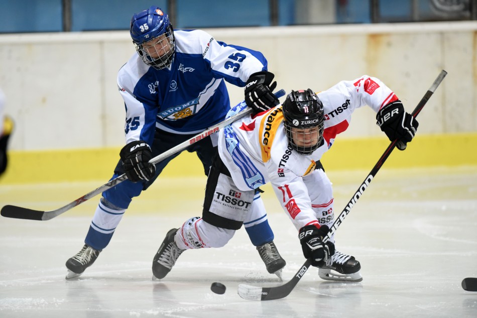 Sven Leuenberger at the 2016 Ivan Hlinka Tournament. Photo by Karel Svec