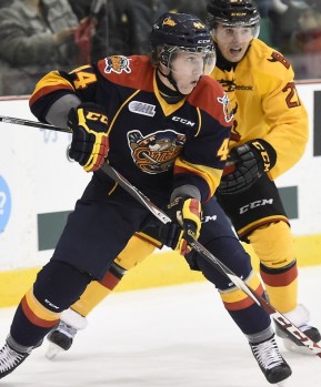 Travis Dermott of the Erie Otters. Photo by Aaron Bell/OHL Images