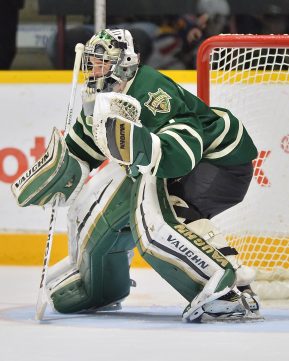 Tyler Parsons of the London Knights. Photo by Terry Wilson / OHL Images.