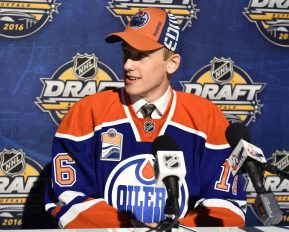 Dylan Wells at the 2016 NHL Draft in Buffalo, NY on Saturday June 25, 2016. Photo by Aaron Bell/CHL Images