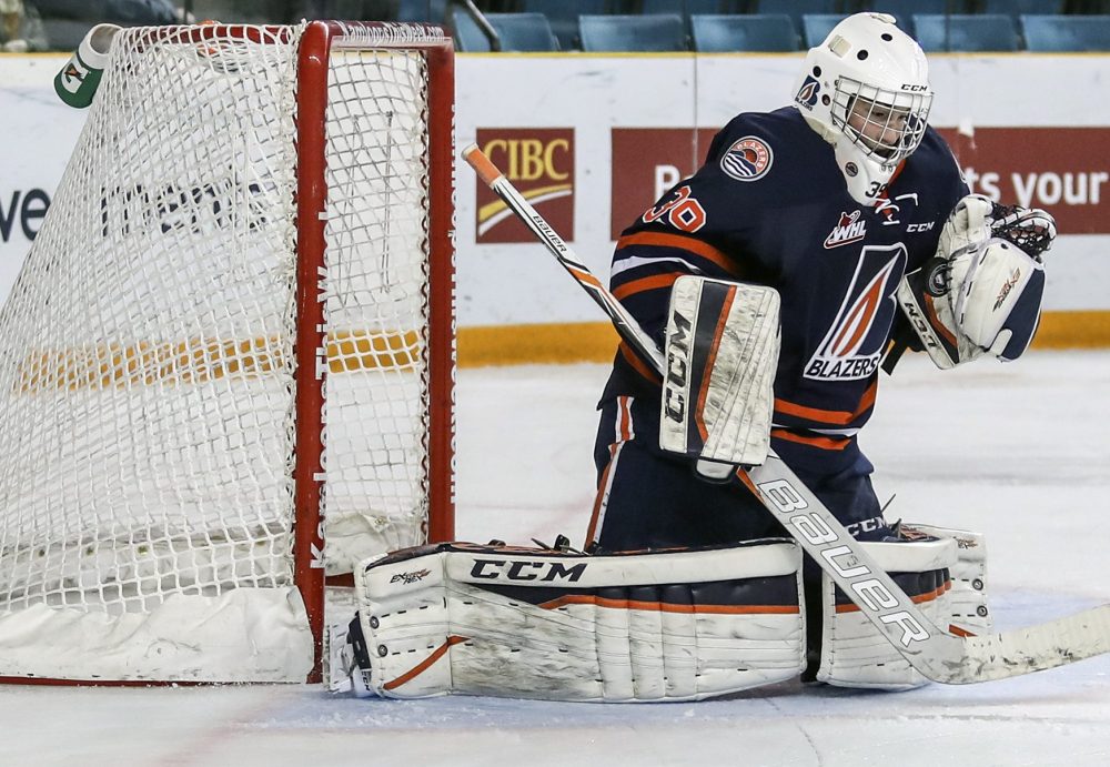 Connor Ingraham, Kamloops Blazers. Photo by Allen Douglas,