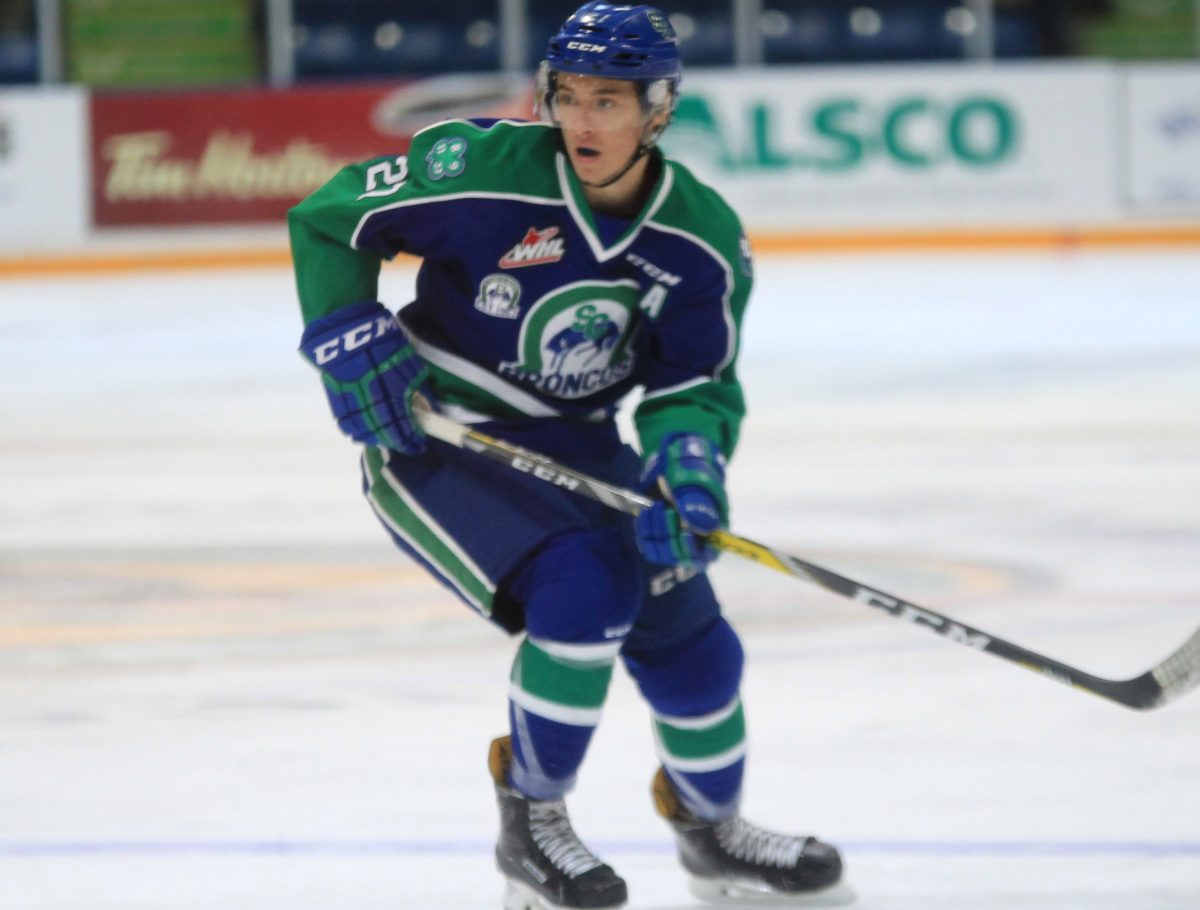 Max Lajoie. Photo courtesy of the Swift Current Broncos. 