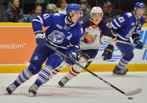 Nicolas Hague of the Mississauga Steelheads. Photo by Terry Wilson / OHL Images.