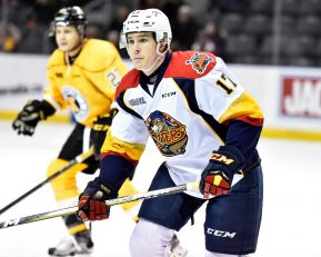 Taylor Raddysh of the Erie Otters. Photo by Aaron Bell/OHL Images