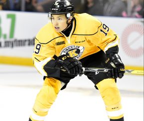 Jason Robertson of the Kingston Frontenacs. Photo by Aaron Bell/OHL Images