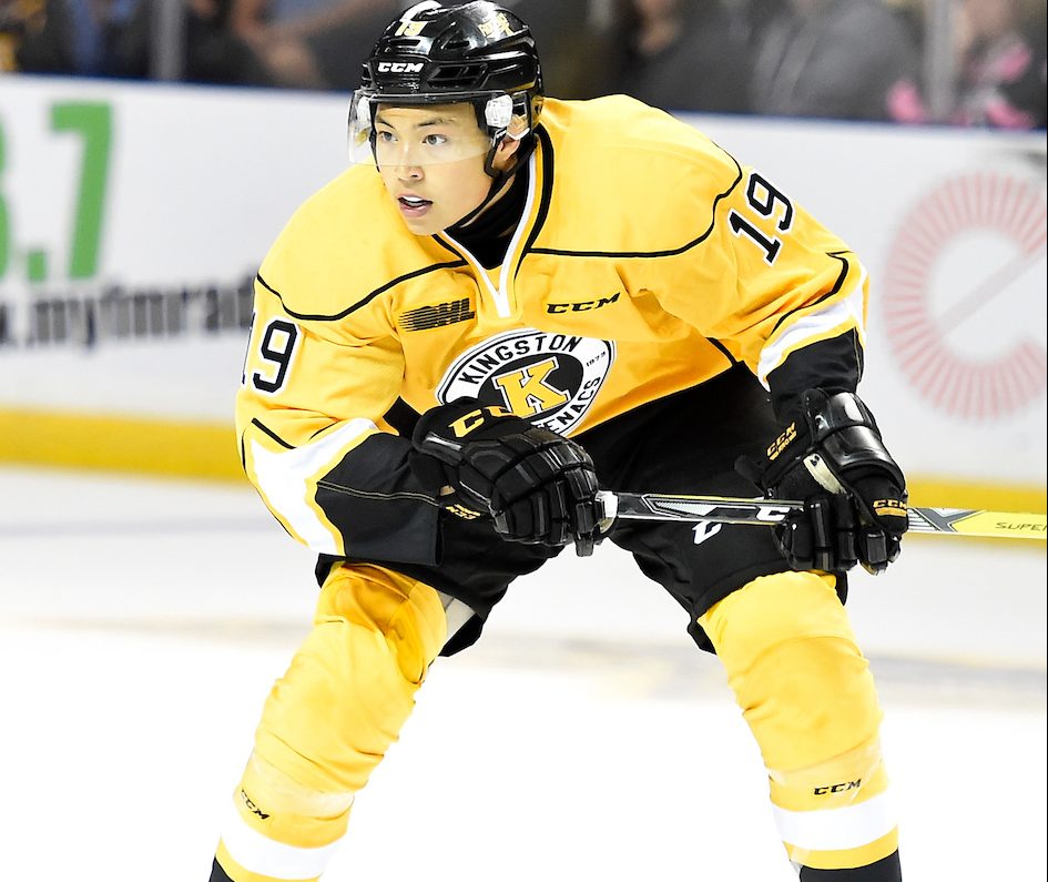 Jason Robertson of the Kingston Frontenacs. Photo by Aaron Bell/OHL Images