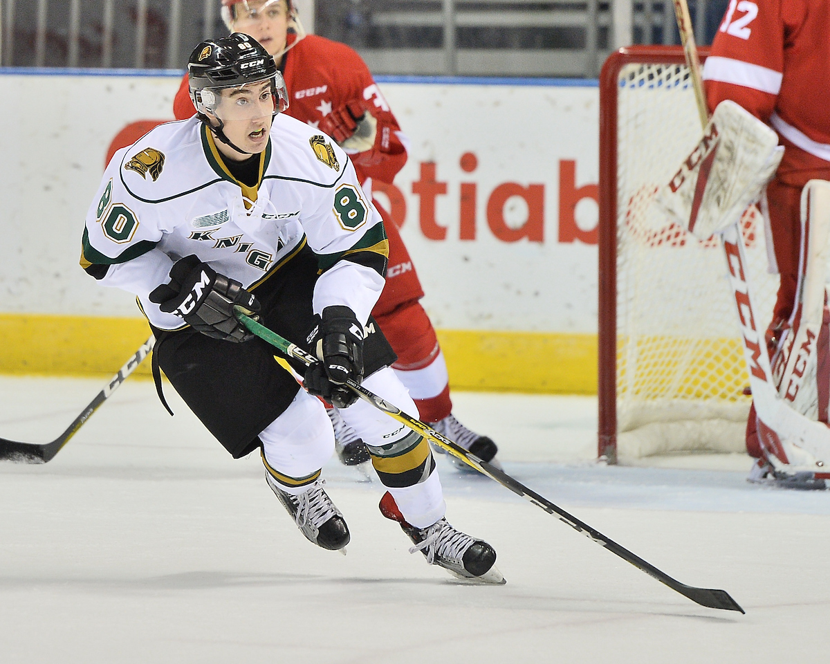 Alex Forementon of the London Knights. Photo by Terry Wilson / OHL Images.