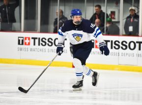 GRAND FORKS, NORTH DAKOTA - APRIL 14: Czech Republic vs Finland preliminary round - 2016 IIHF Ice Hockey U18 World Championship. (Photo by Matt Zambonin/HHOF-IIHF Images)