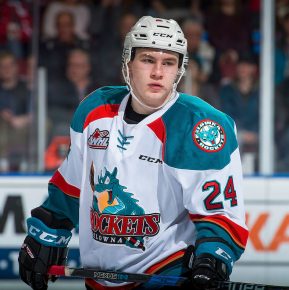 Kyle Topping. Photo by Marissa Baecker/Kelowna Rockets.