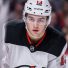 MONTREAL, QC - SEPTEMBER 21: New Jersey Devils center Nico Hischier (13) waits for play to begin during the third period of the NHL preseason game between the New Jersey Devils and the Montreal Canadiens on September 21, 2017, at the Bell Centre in Montreal, QC (Photo by Vincent Ethier/Icon Sportswire)
