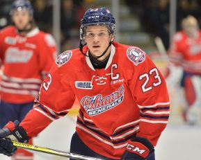 Jack Studnicka of the Oshawa Generals. Photo by Terry Wilson / OHL Images.