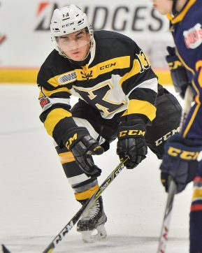Gabriel Vilardi of the Kingston Frontenacs. Photo by Terry Wilson / OHL Images.