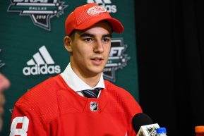 Images from the 2018 NHL Draft in Dallas, Texas on Friday June 22, 2018. Photo by Aaron Bell/CHL Images