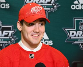 Images from the 2018 NHL Draft in Dallas, Texas on Friday June 22, 2018. Photo by Aaron Bell/CHL Images