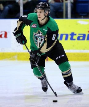 Kaiden Guhle. Photo courtesy of the WHL