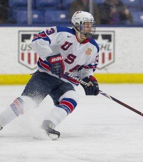 Trevor Zegras. Photo by Rena Laverty/USA Hockey