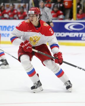 Alexander Romanov of team Russia Photo by Luke Durda/OHL Images