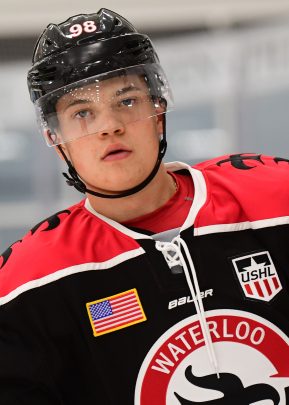 Matej Blumel, Sioux Falls Stampede. Photo by Hickling Images. 