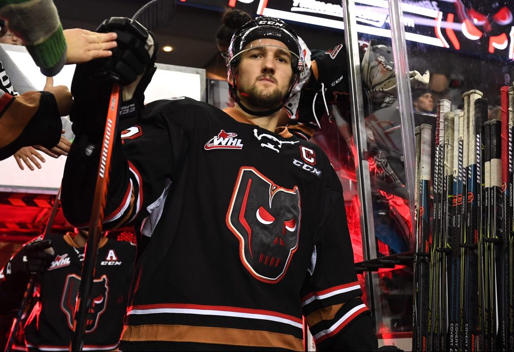Mark Kastelic. Photo by Candice Ward/Calgary Hitmen