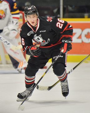 Philip Tomasino of the Niagara IceDogs. Photo by Terry Wilson / OHL Images.