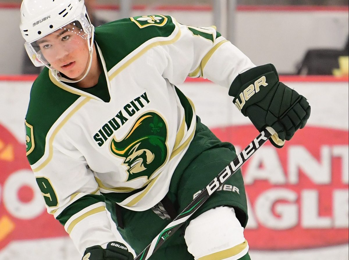 Bobby Brink. Photo by Hickling Images. Courtesy of the USHL