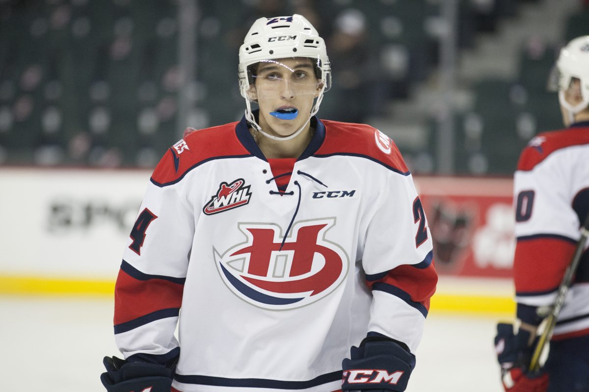 Dylan Cozens. Photo by Robert Murray/WHL