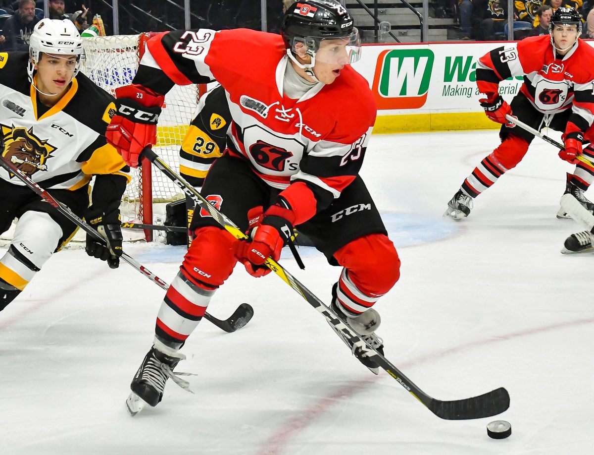 Marco Rossi of the Ottawa 67s. Photo courtesy of the OHL.